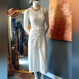 NWT Zara 100% Cotton Midi Dress